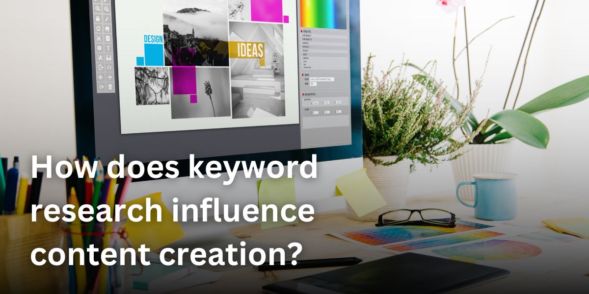 How does keyword research influence content creation?